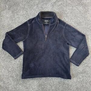American Traditional‎ Trinity jacket sherpa quarter zip Size M Blue Navy